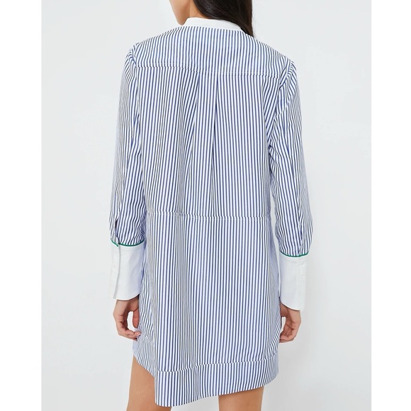 POMANDER PLACE Blue Stripe Rohan Shirt Dress - Picture 3 of 10